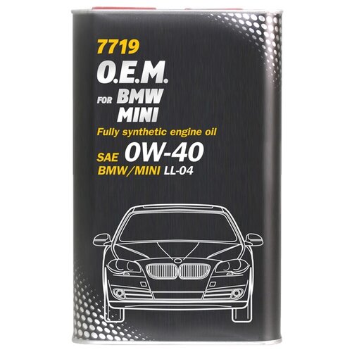Синт. моторное масло MANNOL O.E.M. for BMW, Mini 0W-40 (1л)