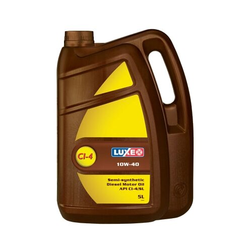 Полусинтетическое моторное масло LUXE Diesel CI-4 10W-40 Semi-synthetic, 5 л