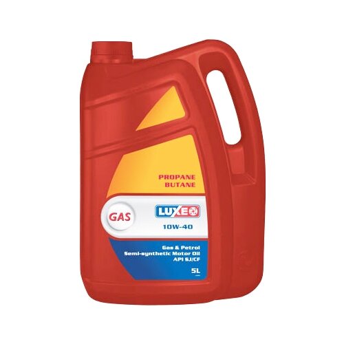 Полусинтетическое моторное масло LUXE Gas 10W-40, 5 л