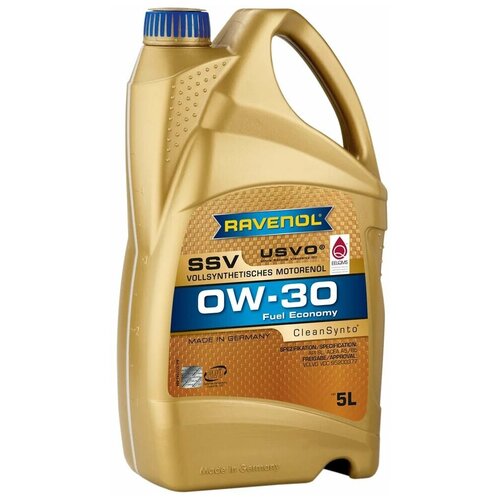 Синтетическое моторное масло Ravenol SSV SAE 0W-30, 1 л
