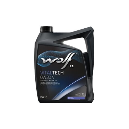 Синтетическое моторное масло Wolf Vitaltech 0W30 V, 5 л