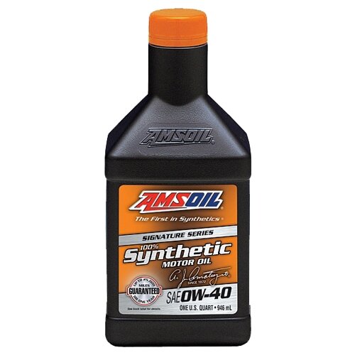 Синтетическое моторное масло AMSOIL Signature Series Synthetic Motor Oil 0W-40, 0.946 л
