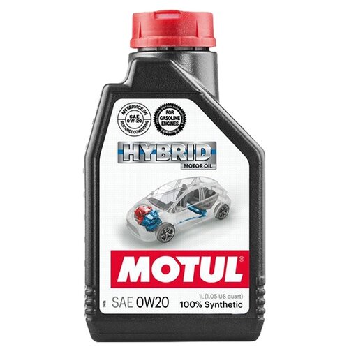 Синтетическое моторное масло Motul Hybrid 0W-20, 1 л