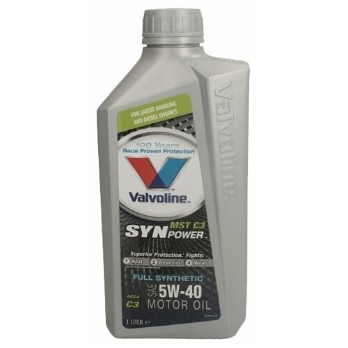Синтетическое моторное масло VALVOLINE SynPower MST C3 5W-40, 5 л