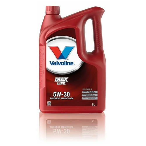 Синтетическое моторное масло VALVOLINE MaxLife C3 5W-30, 5 л