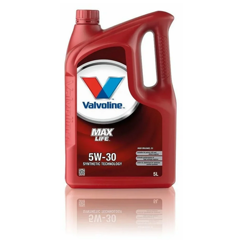Синтетическое моторное масло VALVOLINE MaxLife C3 5W-30, 4 л