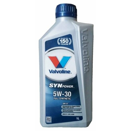 Синтетическое моторное масло VALVOLINE SynPower ENV C2 5W-30, 4 л