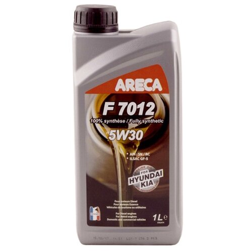Синтетическое моторное масло Areca F7012 5W30, 4 л