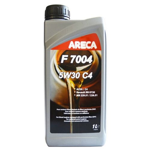 ARECA 050840 Масло моторное полностью синтетическое Areca F7004 5W30 C4 5 л.