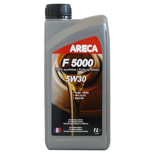 Моторное масло ARECA F5000 5W-30 1л