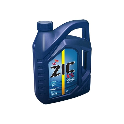 Полусинтетическое моторное масло ZIC X5 LPG 10W-40, 1 л