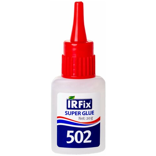 Клей секундный цианакрилатный IRFIX Super Glue 502 бесцветный (20гр)
