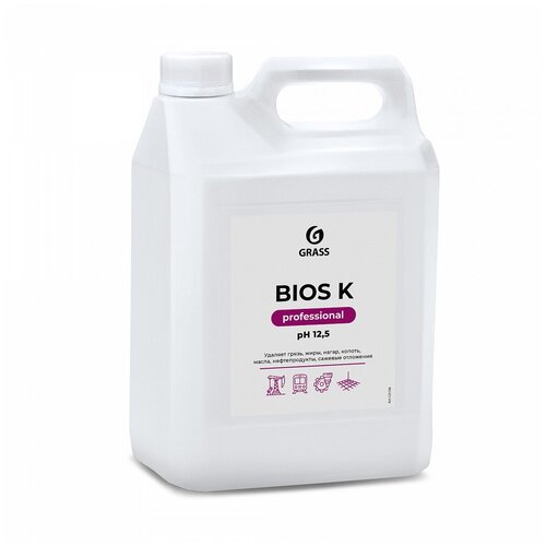 Специальное чистящее средство Grass Bios K, щелочное, высококонцентрированное, 5,6 кг