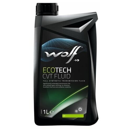 WOLF OIL 8306006 Масло трансмиссионное ECOTECH CVT FLUID 1L 1шт