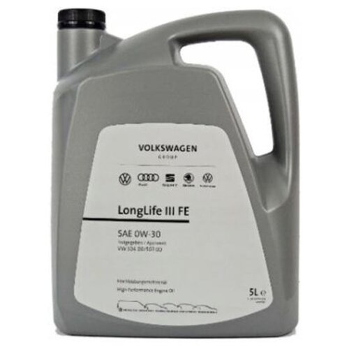 Синтетическое моторное масло VOLKSWAGEN Longlife III FE 0W-30, 5 л