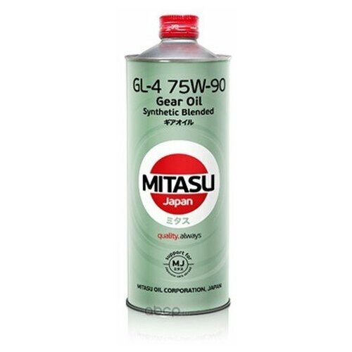 Mitasu Gear Oil 75w-90 Gl-4 1л П/C Арт.Mj-443/1 Шт Mitasu арт. MJ-443/1