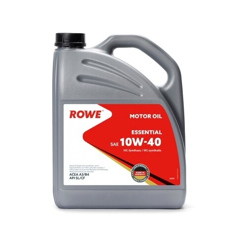 Синтетическое моторное масло ROWE ESSENTIAL SAE 10W-40, 4 л