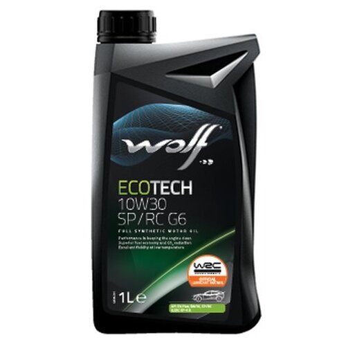Синтетическое моторное масло Wolf Ecotech 10W30 SP/RC G6, 4 л