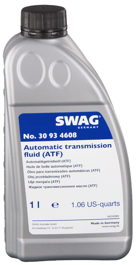 SWAG 30934608 Масло ATF 1л. АКПП - 6 speed for ZF-type /желтое/