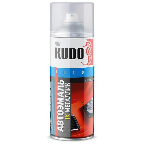 KUDO аэрозольная автоэмаль 1К металлик (GM) графит, 520 мл