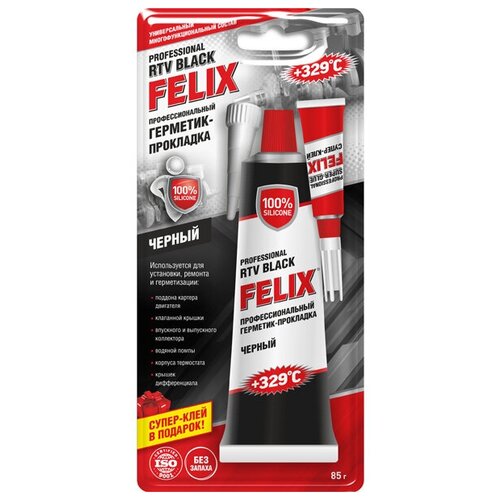 Герметик-прокладка Felix нейтральный черный (Упаковка:85г)