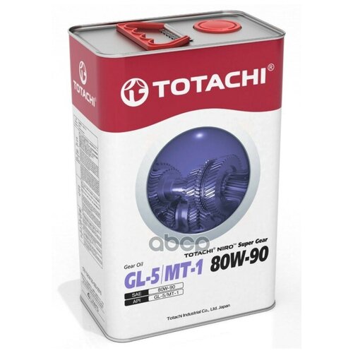 Масло Трансмиссионное 80w90 Totachi Niro 4л Минеральное Super Gear Gl-5/Mt-1 TOTACHI арт. 4589904921957
