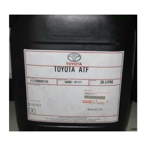 TOYOTA-LEXUS 0888681111 масло для АКПП ATF DIII 1 ЕД = 1 бочка (20 Л) 1шт