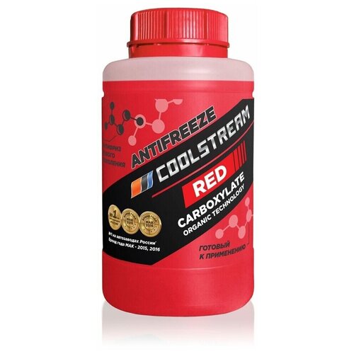 Антифриз "CoolStream Red" красный 0.9кг (CS-010901-RD)