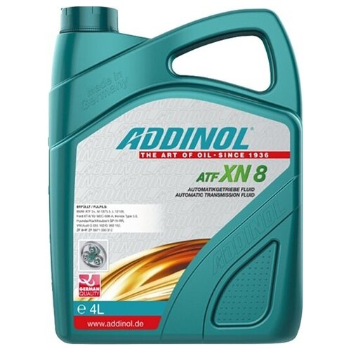 Трансмиссионное масло ADDINOL ATF XN 8 4л