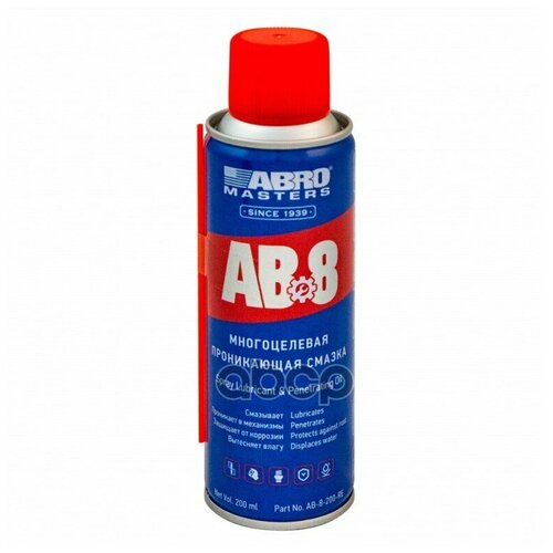 Смазка-спрей многоцелевая прон ABRO AB8200R | цена за 1 шт | минимальный заказ 1