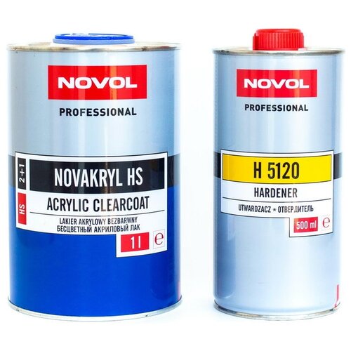 Лак NOVOL Novakryl HS, H 5120 стандартный 5000 мл 2500 мл
