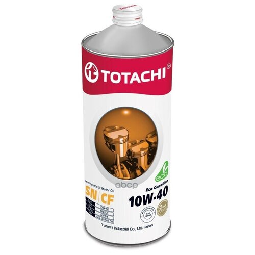 Totachi Масло моторное 10W40 п/синт. Eco Gasoline Semi-Synthetic SN/CF (1л) (TOTACHI)