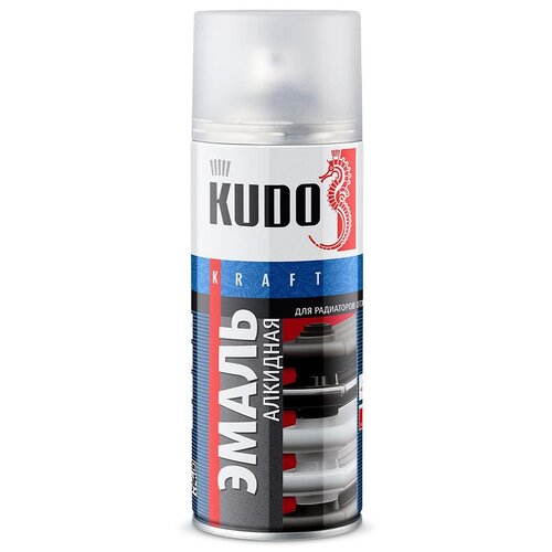 Эмаль KUDO для радиаторов отопления, белый, 520 мл, 6 шт.