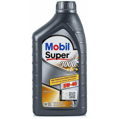 Моторное масло/Oil Mobil Super 3000 X1 Diesel SAE 5w-40 синт. (1л)