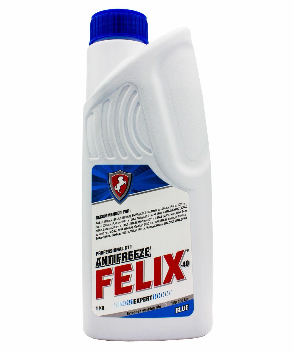 Антифриз FELIX Expert G11 готовый 40C синий 1 кг Felix 430206057