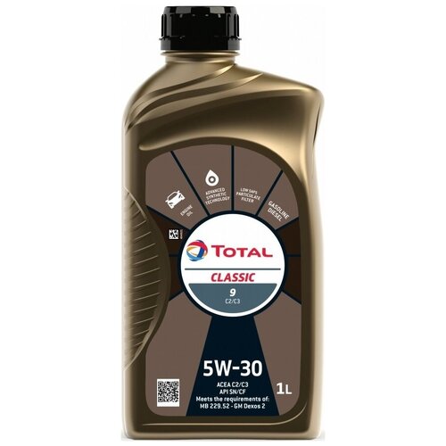 Моторное масло TOTAL CLASSIC С2/С3 5W-30, 1л