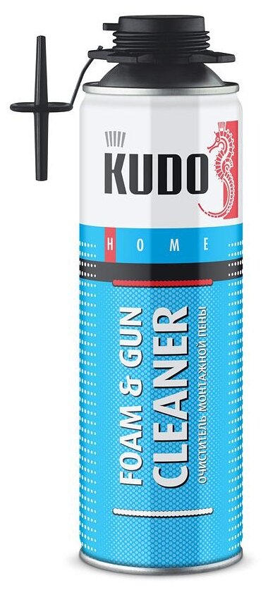 KUDO Очиститель монтажной пены Kudo KUP-Н-06C Home Foam & Gun Cleaner, 650 мл, 400 г