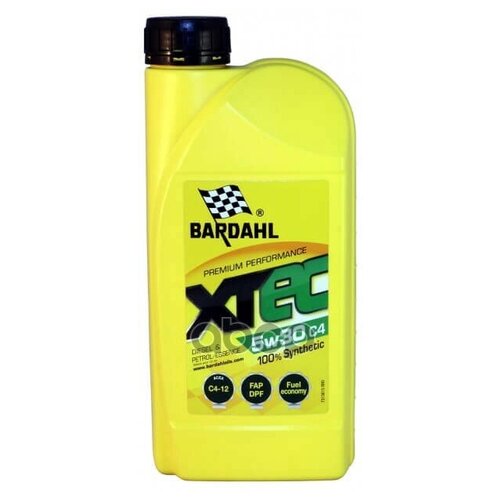 BARDAHL 36151 Масло моторное Bardahl XTEC 5W-30 C4 синтетическое 1 л 36151 1шт
