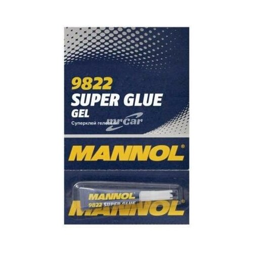 MANNOL 2457 9822 Суперклей гелевый 3г цена за блистер 12 шт.
