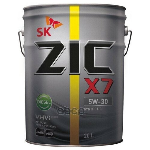 Zic Zic X7 Diesel 5w30 (20l)_масло Мот.!Api Sl/Cf, Acea A3/B3, A3/B4, Mb 229.3, Vw 502/505, Gm-Ll-A-025