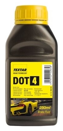 Жидкость Тормозная Dot 4 Brake Fluid 0.25л Textar арт. 95002100