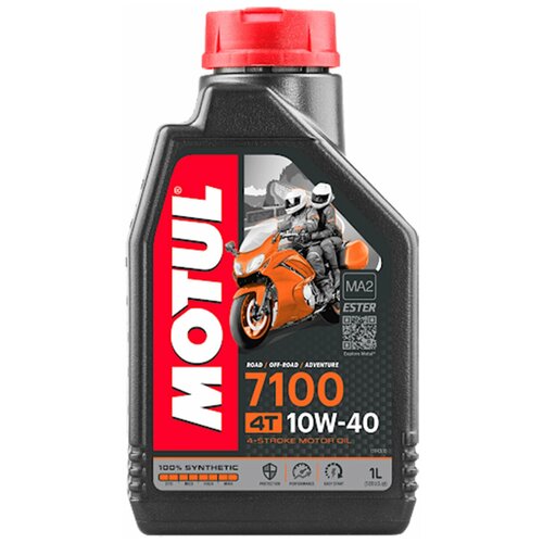 Моторное масло Motul 7100 4T 10W-40 1 л (замена 104091) .