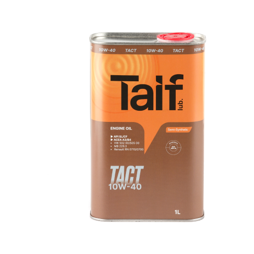 TAIF TACT 10W-40 1 л Полусинтетическое моторное масло