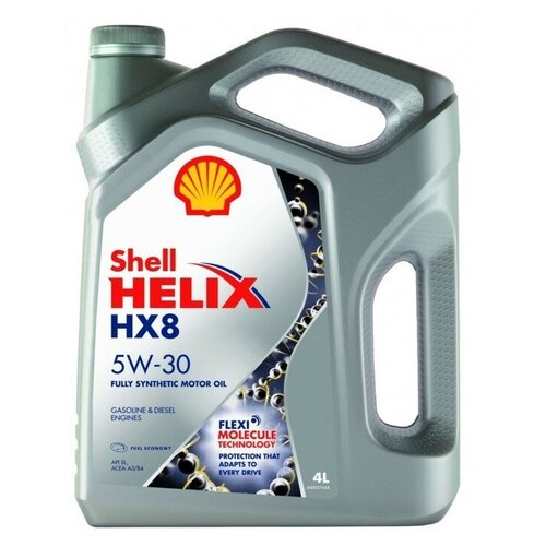 Масло моторное Shell Helix HX8 5W-30, синтетическое, 4 л 550040542
