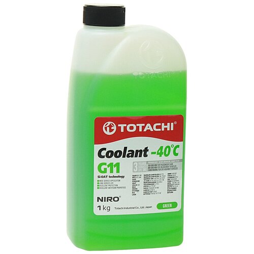Антифриз зеленый -40C 1кг G11 NIRO Coolant TOTACHI 43201