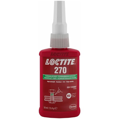 Резьбовой фиксатор высокой прочности Loctite 270 50мл 1335896