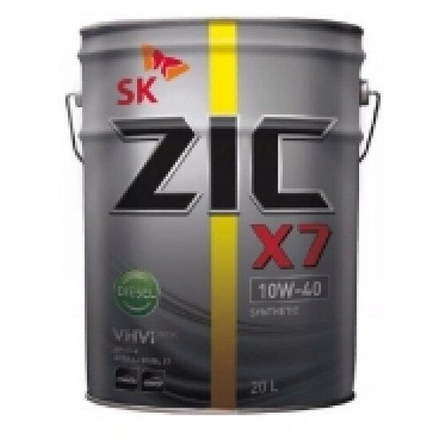 Zic Zic X7 Diesel 10w40 (20l)_масло Моторное! Синт Api Ci-4/Sl, Acea E7, Mb 228.3_ак