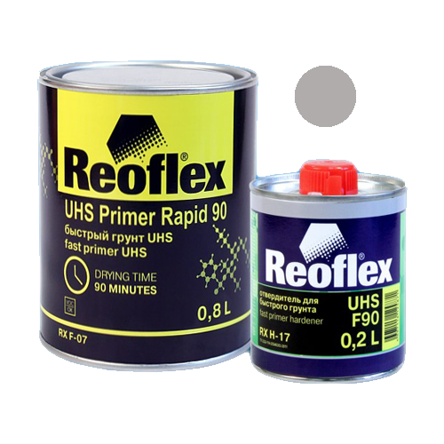 Грунт Reoflex UHS быстрый светло-серый 4+1 0,8л.+0,2л. отвердитель комплект