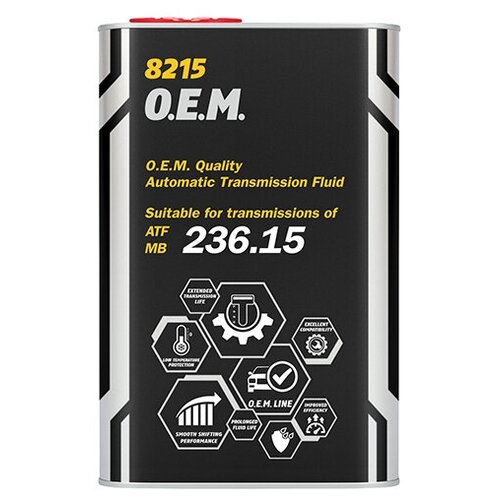 8215 Трансмиссионное масло O.E.M. for Mercedes Benz ATF MB 236.15 (1л.) metal