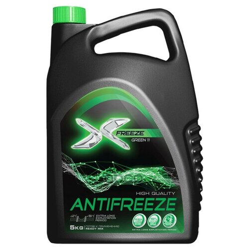 Антифриз X-Freeze Классик Зеленый Готовый 5л X-FREEZE арт. 430206070